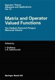 Matrix and Operator Valued Functions (eBook, PDF)