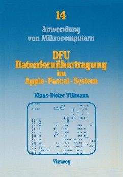 DFÜ, Datenfernübertragung im Apple-Pascal-System (eBook, PDF) - Tillmann, Klaus-Dieter