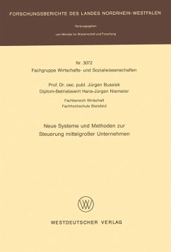 Neue Systeme und Methoden zur Steuerung mittelgroßer Unternehmen (eBook, PDF) - Bussiek, Jürgen