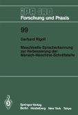 Maschinelle Spracherkennung zur Verbesserung der Mensch-Maschine-Schnittstelle (eBook, PDF)