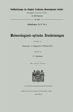 Meteorologisch-optische Erscheinungen (eBook, PDF) - Kassner, Carl