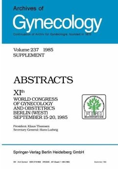 Archives of Gynecology (eBook, PDF) - Hirsch, H. A.; Loeffler, F. E.; Ludwig, H.; Wulf, K. -H.