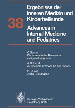 Ergebnisse der Inneren Medizin und Kinderheilkunde / Advances in Internal Medicine and Pediatrics (eBook, PDF) - Frick, P.; Harnack, G. -A. von; Martini, G. A.; Prader, A.; Schoen, R.; Wolff, H. P.