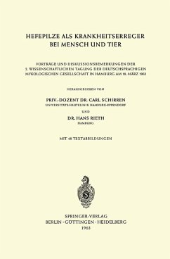 Cover Hefepilze als Krankheitserreger bei Mensch und Tier (eBook, PDF)