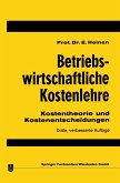 Betriebswirtschaftliche Kostenlehre (eBook, PDF)