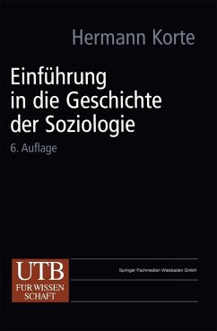 Einführung in die Geschichte der Soziologie (eBook, PDF) - Korte, Hermann