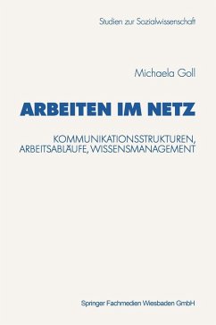 Arbeiten im Netz (eBook, PDF) - Goll, Michaela