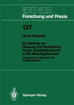 Cover Ein Beitrag zur Planung und Bewertung Neuer Arbeitsstrukturen in NE-Metallgießereien (eBook, PDF)