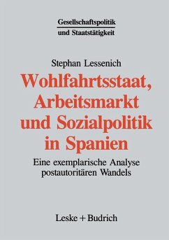 Cover Wohlfahrtsstaat, Arbeitsmarkt und Sozialpolitik in Spanien (eBook, PDF)