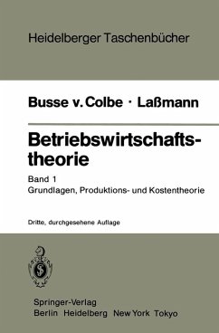 Cover Betriebswirtschaftstheorie (eBook, PDF)
