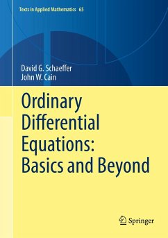 Ordinary Differential Equations: Basics and Beyond (eBook, PDF) - Schaeffer, David G.; Cain, John W.