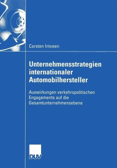 Unternehmensstrategien internationaler Automobilhersteller (eBook, PDF) - Intveen, Carsten