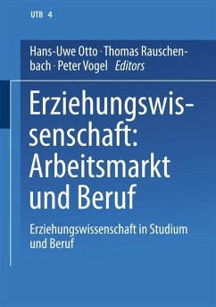 Cover Erziehungswissenschaft: Arbeitsmarkt und Beruf (eBook, PDF)