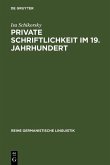 Private Schriftlichkeit im 19. Jahrhundert (eBook, PDF)