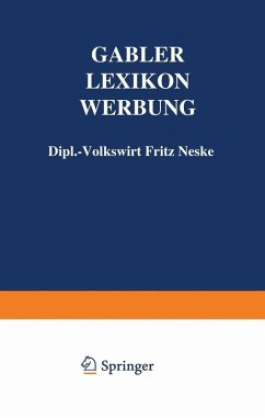 Gabler Lexikon Werbung (eBook, PDF) - Neske, Fritz