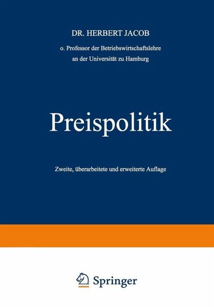 Preispolitik (eBook, PDF) Preispolitik (eBook, PDF)