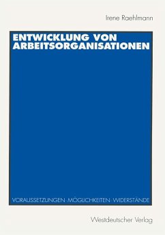 Cover Entwicklung von Arbeitsorganisationen (eBook, PDF)