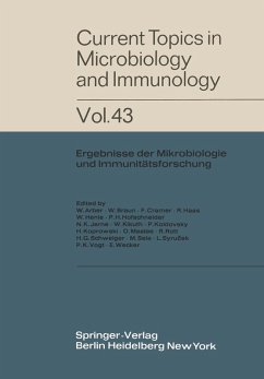 Current Topics in Microbiology and Immunology (eBook, PDF) - Arber, W.; Koprowski, H.; Maaløe, O.; Rott, R.; Schweiger, H. -G.; Sela, M.; Syru?ek, L.; Vogt, P. K.; Wecker, E.; Braun, W.; Cramer, F.; Haas, R.; Henle, W.; Hofschneider, P. H.; Jerne, N. K.; Kikuth, W.; Koldowsky, P.