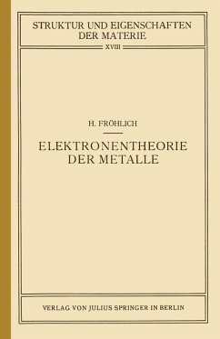 Elektronentheorie der Metalle (eBook, PDF) - Fröhlich, Herbert