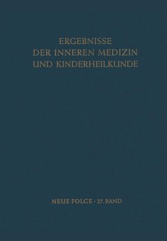 Cover Ergebnisse der Inneren Medizin und Kinderheilkunde (eBook, PDF)