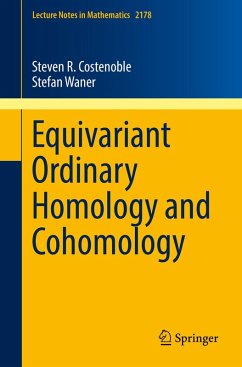 Equivariant Ordinary Homology and Cohomology (eBook, PDF) - Costenoble, Steven R.; Waner, Stefan