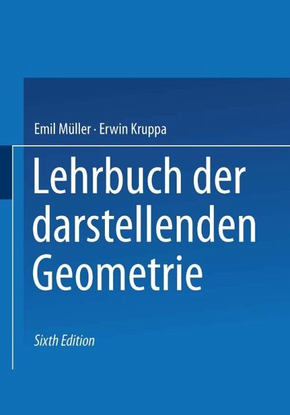 Lehrbuch der darstellenden Geometrie (eBook, PDF)