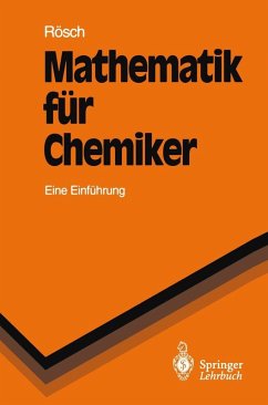 Mathematik für Chemiker (eBook, PDF) - Rösch, Notker