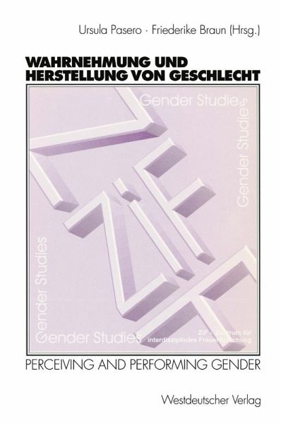 Wahrnehmung und Herstellung von Geschlecht (eBook, PDF)