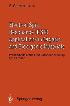 Electron Spin Resonance (ESR) Applications in Organic and Bioorganic Materials (eBook, PDF)