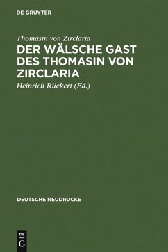 Cover Der wälsche Gast des Thomasin von Zirclaria (eBook, PDF)