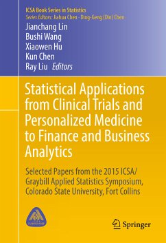 Statistical Applications from Clinical Trials and Personalized Medicine to Finance and Business Analytics (eBook, PDF)