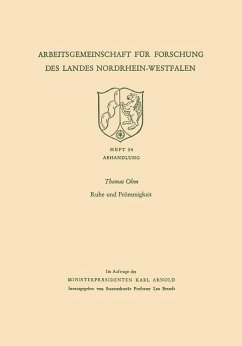 Ruhe und Frömmigkeit (eBook, PDF) - Ohm, Thomas