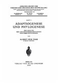 Adaptiogenese und Phylogenese (eBook, PDF)