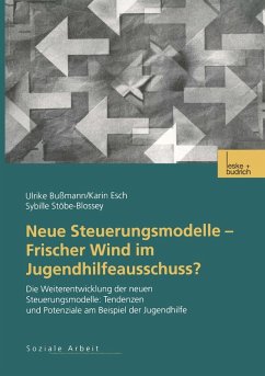 Neue Steuerungsmodelle - Frischer Wind im Jugendhilfeausschuss? (eBook, PDF) - Bussmann, Ulrike; Esch, Karin; Stöbe-Blossey, Sybille