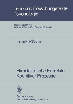 Cover Hirnelektrische Korrelate Kognitiver Prozesse (eBook, PDF)