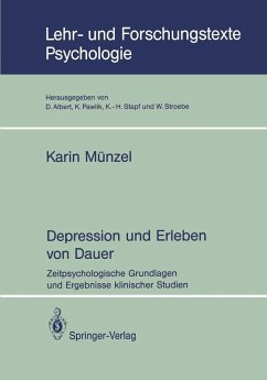 Cover Depression und Erleben von Dauer (eBook, PDF)
