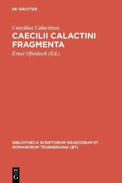 Fragmenta (eBook, PDF) - Calactinus, Caecilius