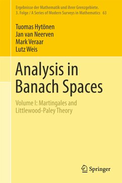 Analysis in Banach Spaces (eBook, PDF) - Hytönen, Tuomas; van Neerven, Jan; Veraar, Mark; Weis, Lutz