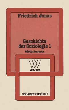 Geschichte der Soziologie 1 (eBook, PDF)