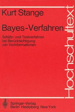 Bayes-Verfahren (eBook, PDF) - Stange, K.