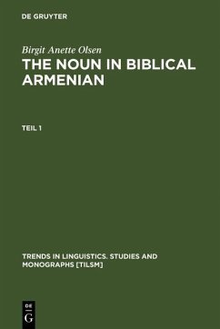 Cover The Noun in Biblical Armenian (eBook, PDF)