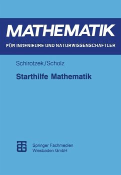Starthilfe Mathematik (eBook, PDF) - Schirotzek, Winfried; Scholz, Siegfried