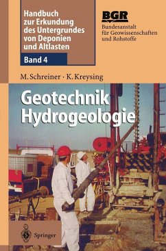 Geotechnik Hydrogeologie (eBook, PDF) - Schreiner, Matthias; Kreysing, Klaus
