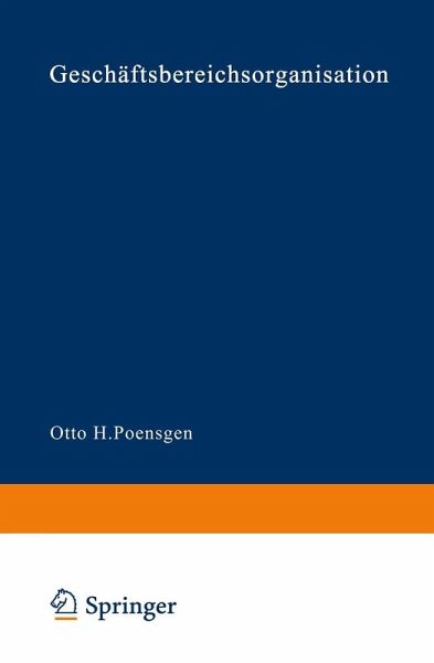 Geschäftsbereichsorganisation (eBook, PDF)