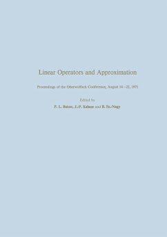Linear Operators and Approximation / Lineare Operatoren und Approximation (eBook, PDF) - Bautzer; Kahane; Nagy