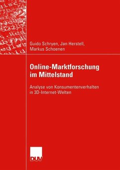 Online-Marktforschung im Mittelstand (eBook, PDF) - Schryen, Guido; Herstell, Jan; Schoenen, Markus