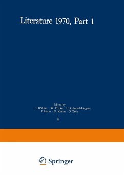 Literature 1970, Part 1 (eBook, PDF) - Böhme, Siegfried; Fricke, Walter; Güntzel-Lingner, Ulrich; Henn, Frieda; Krahn, Dietlinde; Zech, Gert