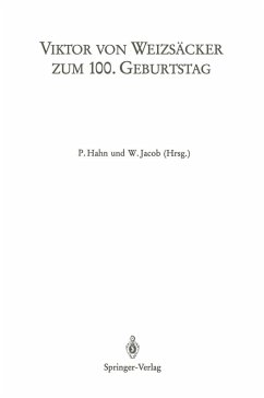 Viktor von Weizsäcker zum 100. Geburtstag (eBook, PDF)
