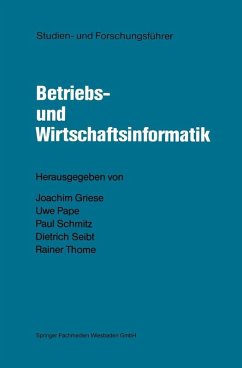 Studien- und Forschungsführer (eBook, PDF) - Griese, Joachim; Pape, Uwe; Schmitz, Paul; Seibt, Dietrich; Thome, Rainer