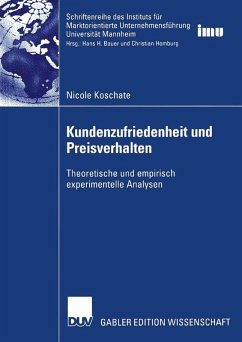 Kundenzufriedenheit und Preisverhalten (eBook, PDF) - Koschate, Nicole